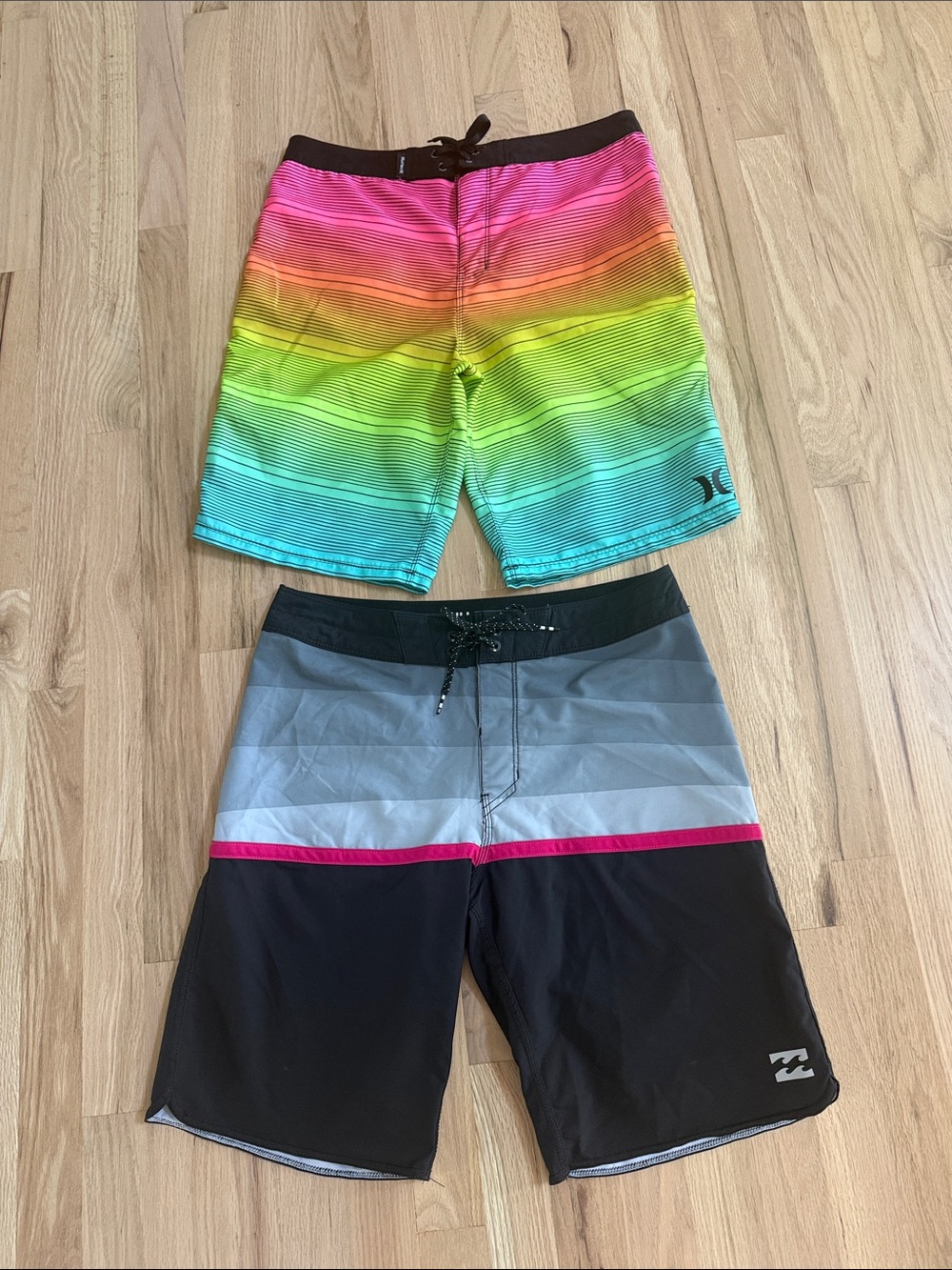 Mens Board Shorts Swim Trunks, Size 30